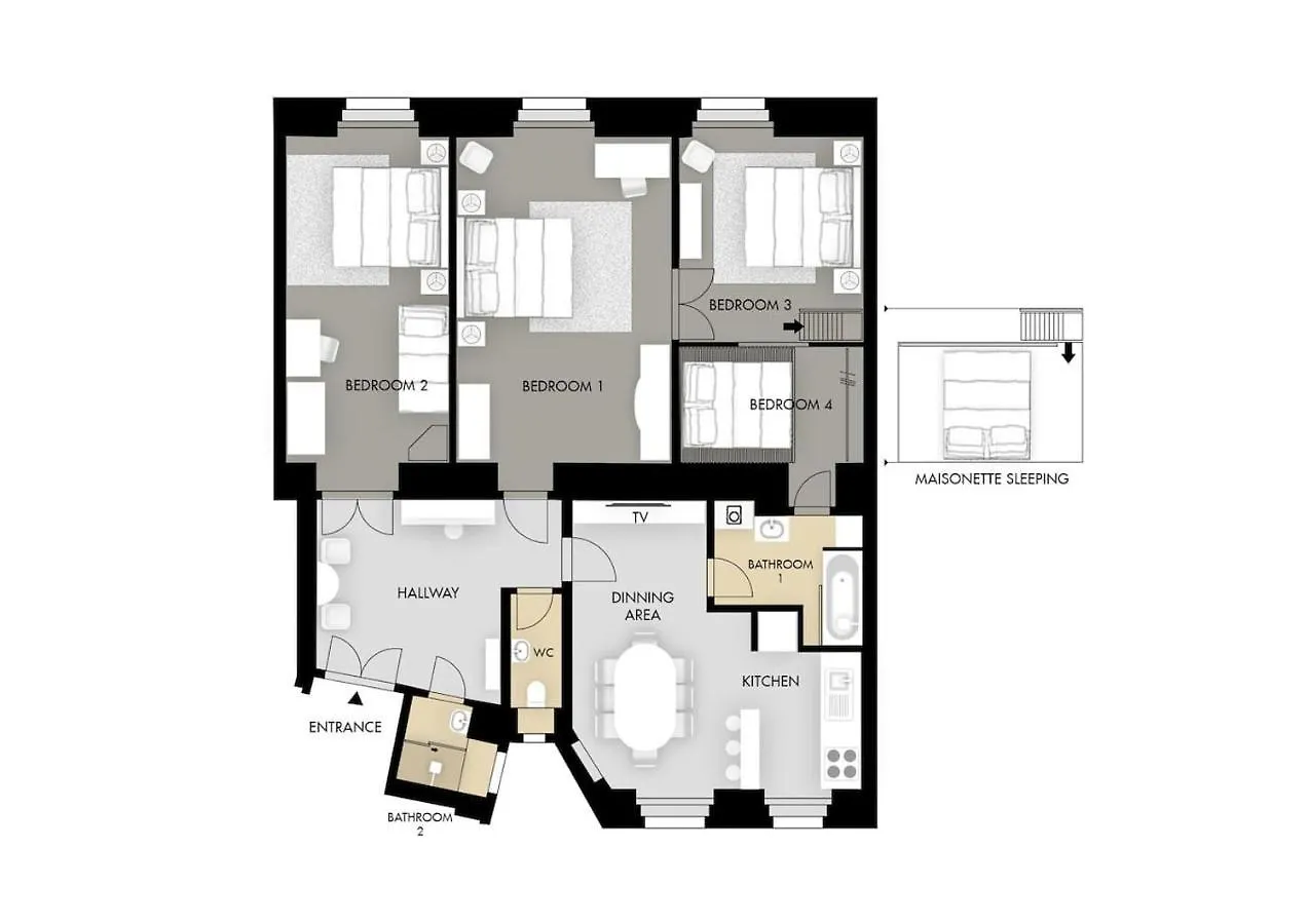 Luxurious Kafka Family Apt In Old Town Praga